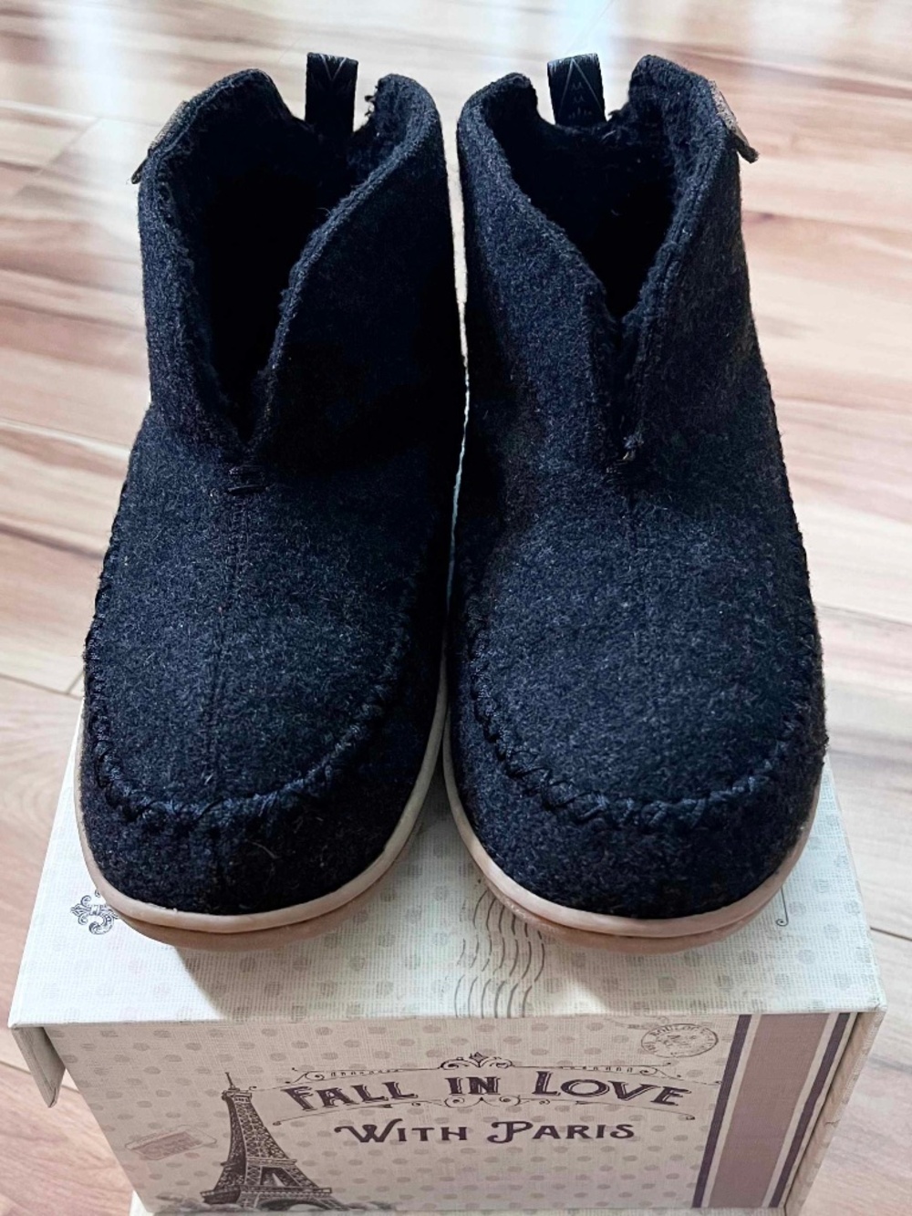 Pendleton Mountain Mid Wool Slipper Booties, size 6